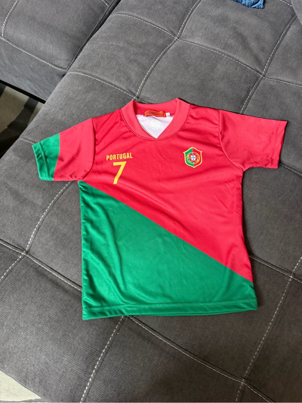 Portugal Kids Soccer Jersey - Red & Green